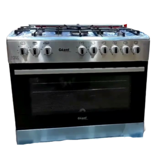 CUISINIERE ITALIANO 55*80 INOX AFFICHEUR GEANT